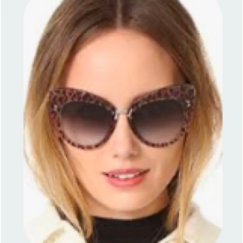 Stella McCartney Black Cat Eye Sunglasses